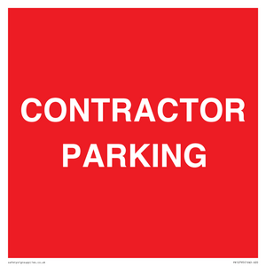 CONTRACTOR PARKING
